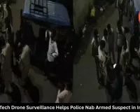 High-Tech Drone Surveillance Helps Police Nab Armed Suspect in Indore