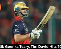 IPL 2026: Goenka Teary, Tim David Hits 70 off 25