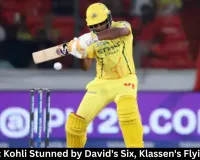 IPL 2026: Kohli Stunned by David's Six, Klassen's Flying Catch
