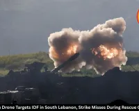 Hezbollah Drone Targets IDF in South Lebanon, Strike Misses During Rescue Operation