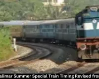  Itwari–Shalimar Summer Special Train Timing Revised from April 2