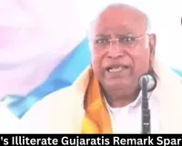 Kharge's Illiterate Gujaratis Remark Sparks Row