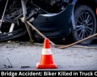 Khарun Bridge Accident: Biker Killed in Truck Collision