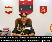 Lt Gen Sandeep Jain Takes Charge of Southern Command, Focus on Combat Readiness and Indigenous Capability