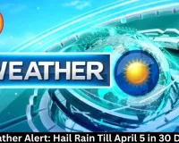 MP Weather Alert: Hail Rain Till April 5 in 30 Districts