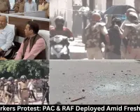 Noida Workers Protest: PAC & RAF Deployed Amid Fresh Violence