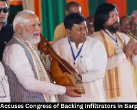 PM Modi Accuses Congress of Backing Infiltrators in Barpeta Rally