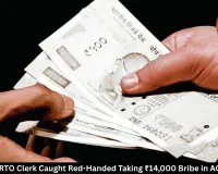 Raipur RTO Clerk Caught Red-Handed Taking Rs 14,000 Bribe in ACB Trap
