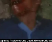 Rewa Pickup Bike Accident: One Dead, Woman Critically Injured