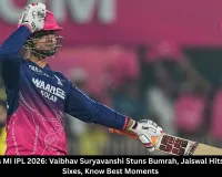 RR vs MI IPL 2026: Vaibhav Suryavanshi Stuns Bumrah, Jaiswal Hits 100 Sixes, Know Best Moments