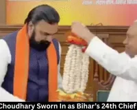  Samrat Choudhary Sworn In as Bihar’s 24th Chief Minister