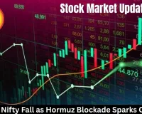  Sensex, Nifty Fall as Hormuz Blockade Sparks Oil Surge
