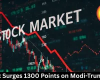 Sensex Surges 1300 Points on Modi-Trump Call