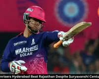 Sunrisers Hyderabad Beat Rajasthan Despite Suryavanshi Century