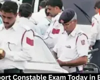 Transport Constable Exam Today in Bastar