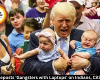 Trump Reposts 'Gangsters with Laptops' on Indians, Citizenship