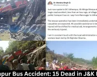 Udhampur Bus Accident: 15 Dead in J&K Plunge