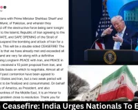 US-Iran Ceasefire: India Urges Nationals To Exit Iran