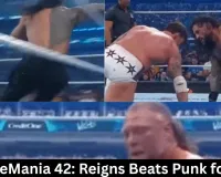 WrestleMania 42: Reigns Beats Punk for Title