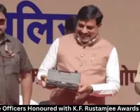 101 Police Officers Honoured with K.F. Rustamjee Awards in Bhopal