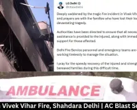 9 Dead in Vivek Vihar Fire, Shahdara Delhi | AC Blast Suspected
