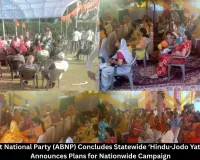 Arjun Bharat National Party (ABNP) Concludes Statewide ‘Hindu-Jodo Yatra’ in Jaipur, Announces Plans for Nationwide Campaign 