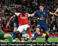 Arsenal reach Champions League final after 20-year wait