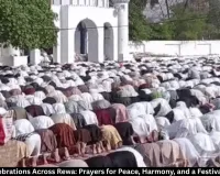 Bakri Eid Rewa: Thousands Offer Namaz, Pray for Peace