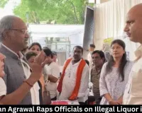 Brijmohan Agrawal Raps Officials on Illegal Liquor in Raipur