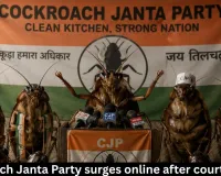 Cockroach Janta Party surges online after court remark