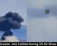 EA-18G Growler Jets Collide During US Air Show in Idaho