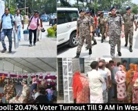 Falta Repoll: 20.47% Voter Turnout Till 9 AM in West Bengal