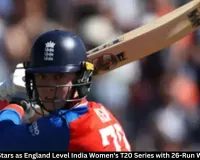  Freya Kemp Stars as England Beat India Women by 26 Runs