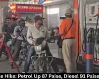 Fuel Price Hike: Petrol Up 87 Paise, Diesel 91 Paise in Delhi