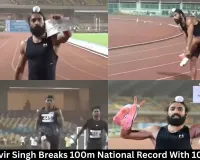 Gurindervir Singh Breaks 100m National Record in 10.09s