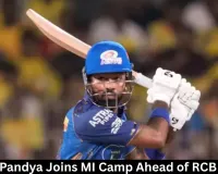 Hardik Pandya Joins MI Camp Ahead of RCB Match 