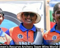 India Women’s Recurve Archery Team Wins World Cup Gold