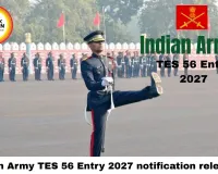 Indian Army TES 56 Entry 2027: Apply Online for 90 Posts