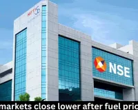 Indian markets close lower after fuel price hike
