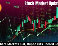Indian Share Markets Flat, Rupee Hits Record Low 95.86