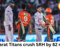 Gujarat Titans reclaim top spot with clinical 82-run win over SRH