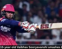 Vaibhav Sooryavanshi Smashes 97 off 29 Balls in IPL 2026