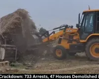 J&K Drug Crackdown: 733 Arrests, 47 Houses Demolished in 28 Days