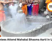 Mahakal Bhasma Aarti Witnessed by Hundreds of Devotees in Ujjain