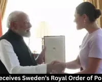 Modi Receives Sweden’s Royal Order of Polar Star