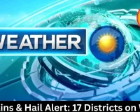 MP Rains & Hail Alert: 17 Districts on Watch