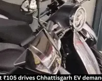 Petrol at ₹105 drives Chhattisgarh EV demand surge
