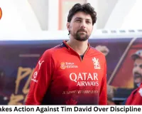 RCB Takes Action on Tim David After Disciplinary Concerns Emerge