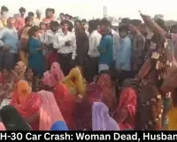 Rewa NH-30 Car Crash: Woman Dead, Husband Hurt 