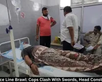 Rewa Police Line Brawl: Cops Clash With Swords, Head Constable Hurt